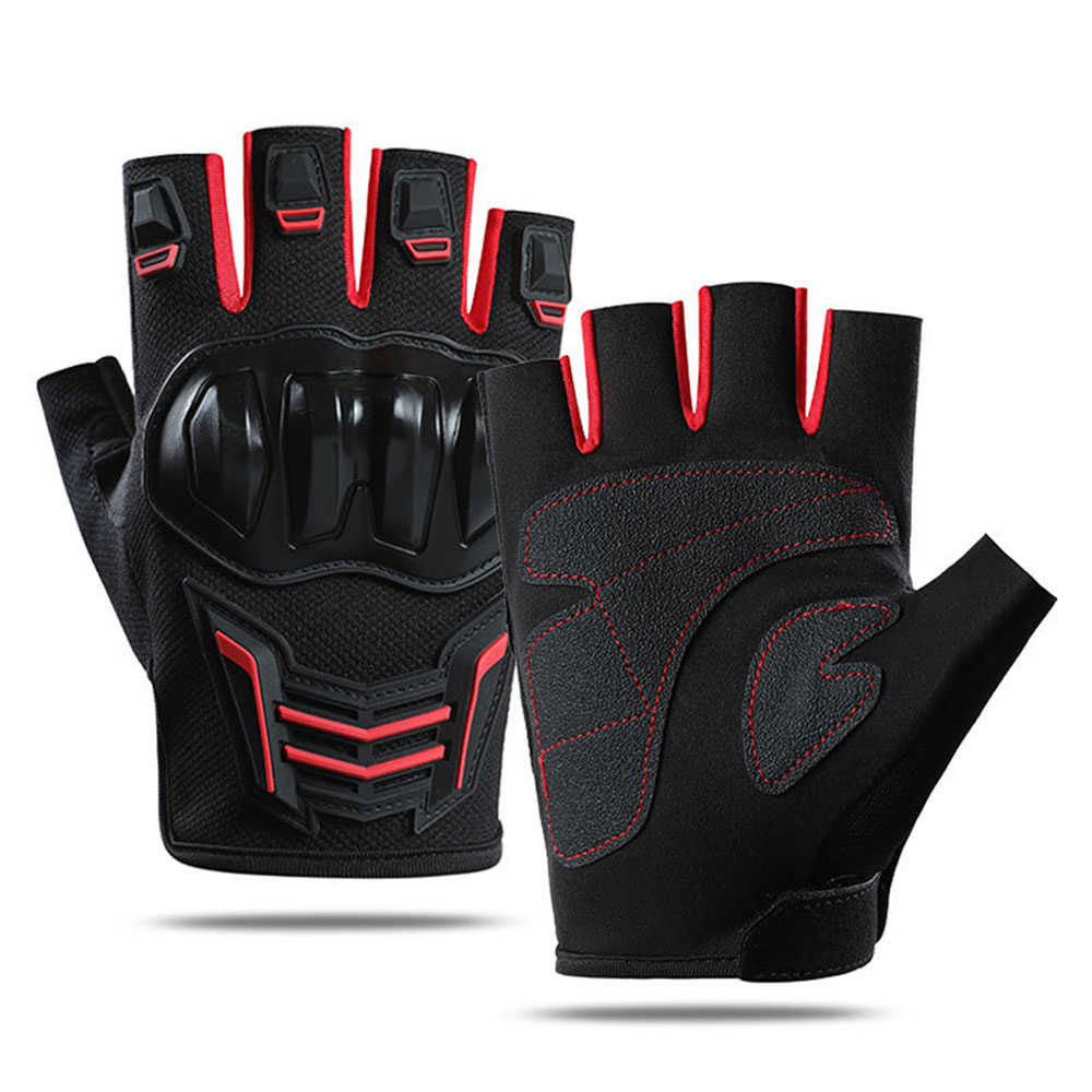 Cycling Glove Padded - تنفس دراجة نارية قفازات الصيف نصف