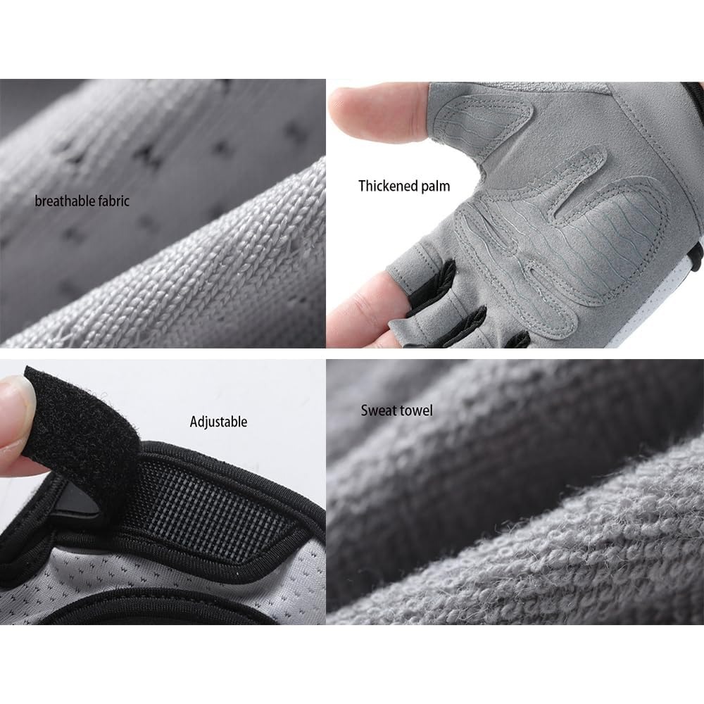 قفازات تدريب بدون أصابع للنساء - مراجعة Cycling Glove Padded وسعره