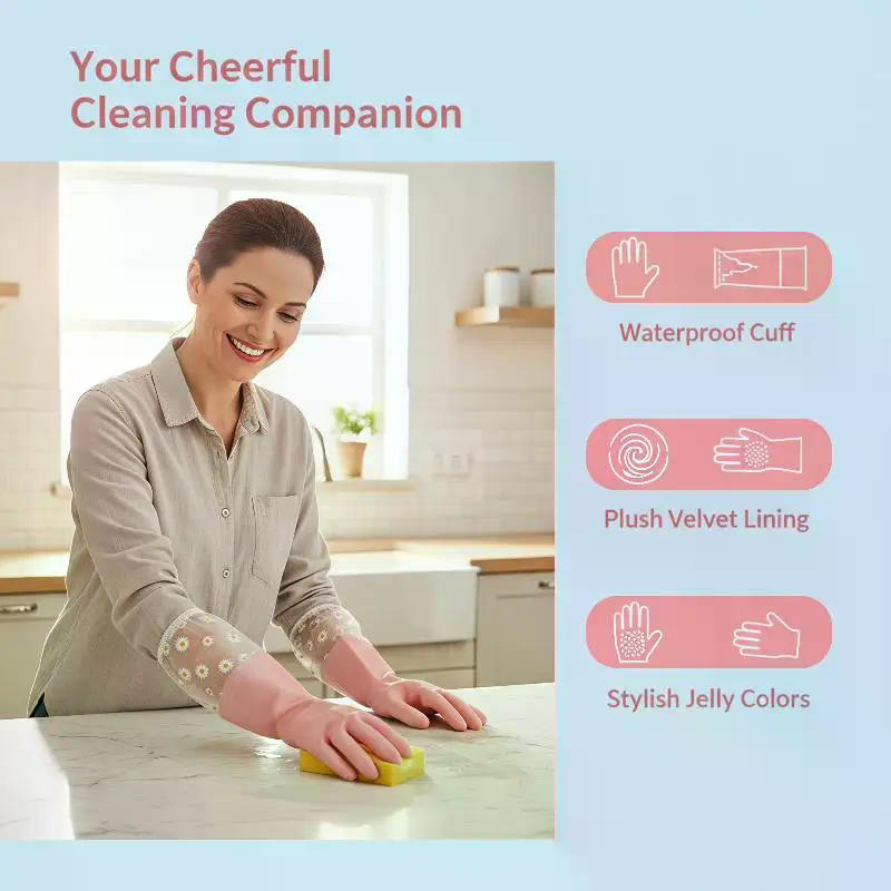 قفازات تنظيف منزلية مقاومة للم - مراجعة Rubber Glove Cleaning وسعره