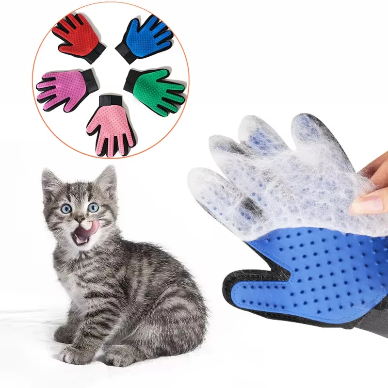قفاز الحيوانات الأليفة القط ال - مراجعة Rubber Glove Cleaning وسعره