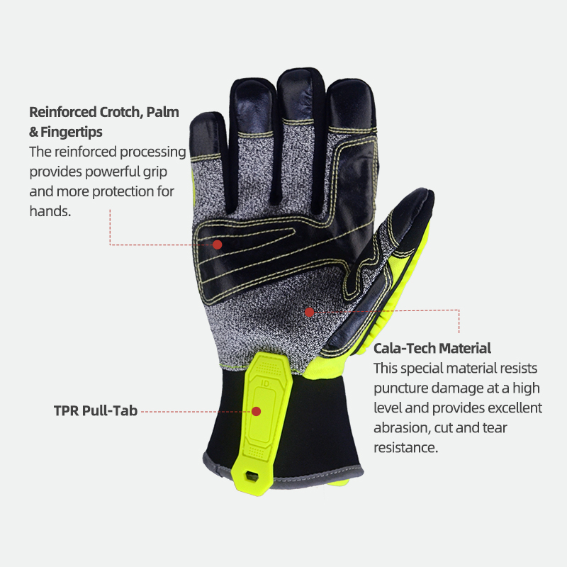 قفازات عمل XYEHS ANSI CUT A5 ل - مراجعة Work Glove Impact وسعره