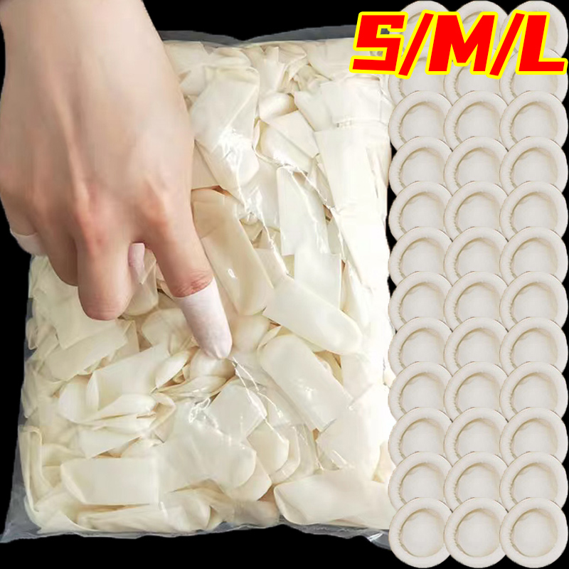 50-200 قطعة غطاء أصابع عدم الا - مراجعة Rubber Glove Cleaning وسعره