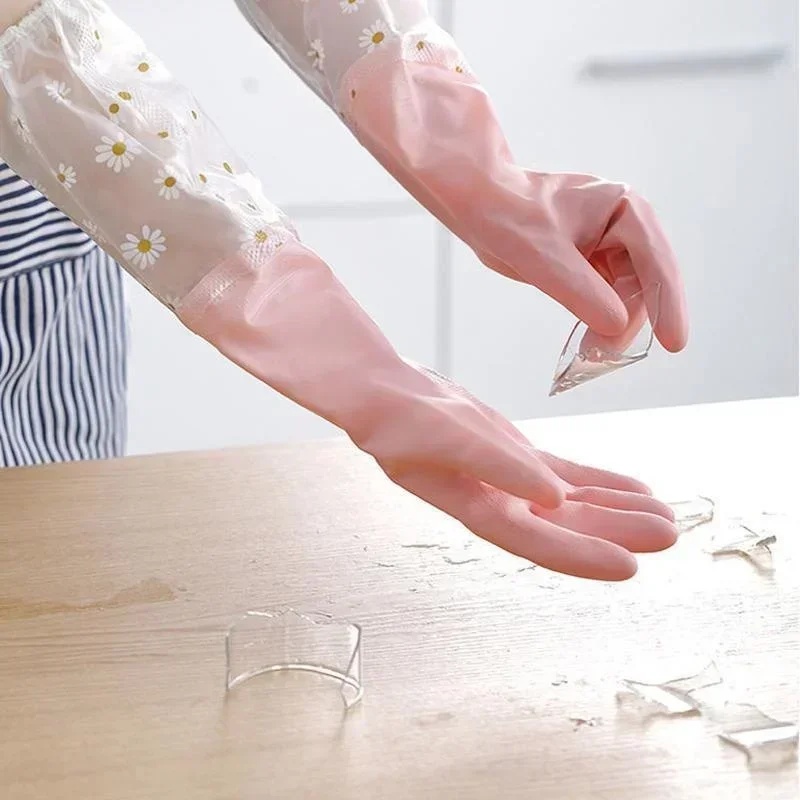 قفازات مطاطية طويلة الأكمام لل - مراجعة Rubber Glove Cleaning وسعره