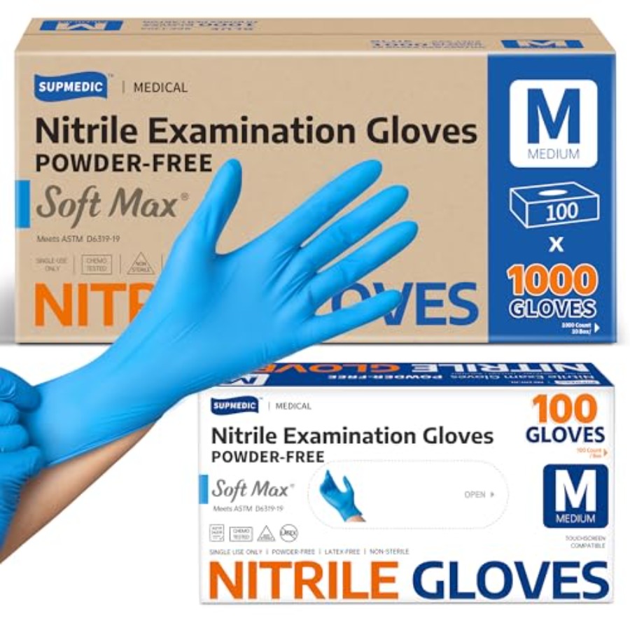ميديكال سوفت ماكس ™   قفازات ن - مراجعة Exam Glove Nitrile وسعره