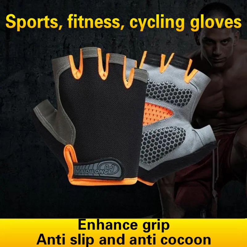 قفازات ركوب الدراجات نصف الأصا - مراجعة Cycling Glove Padded وسعره
