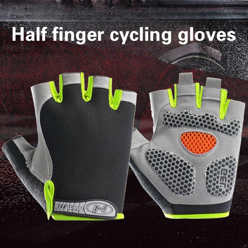 قفازات ركوب الدراجات نصف الأصا - مراجعة Cycling Glove Padded وسعره