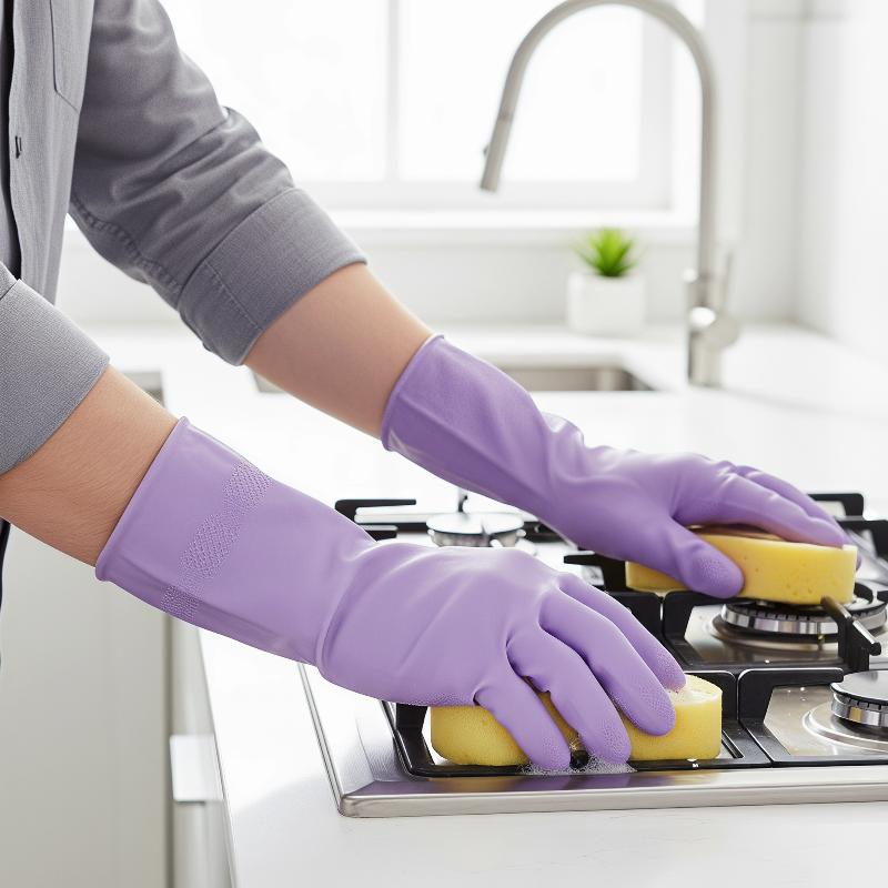 زوج واحد من قفازات غسيل الأطبا - مراجعة Dish Glove Rubber وسعره