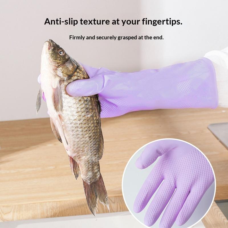 زوج واحد من قفازات غسيل الأطبا - مراجعة Dish Glove Rubber وسعره