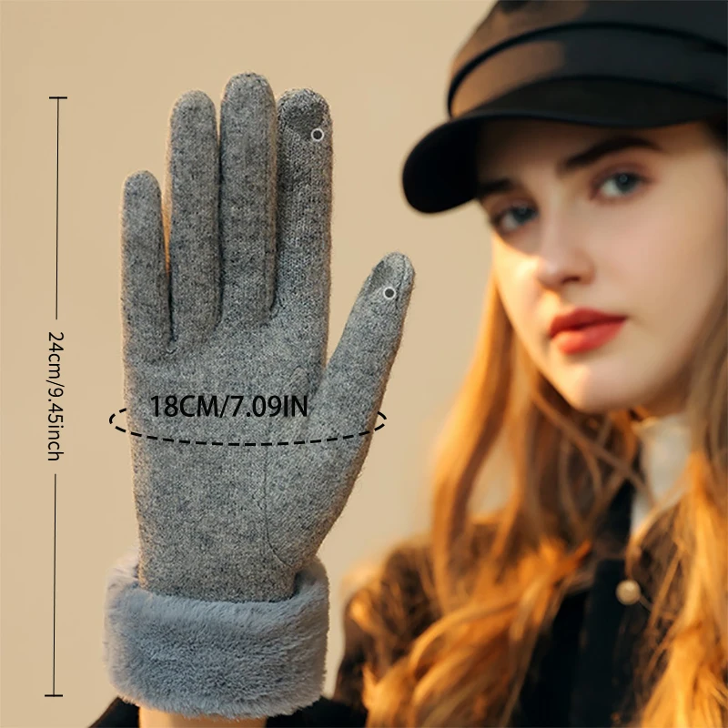 قفازات TRALOW النسائية الشتوية - مراجعة Wool Glove Lined وسعره