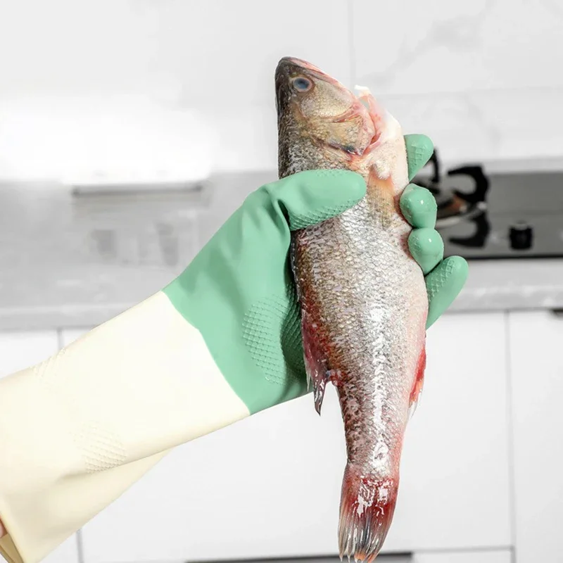 قفازات المطبخ السميكة، قفازات  - مراجعة Dish Glove Rubber وسعره