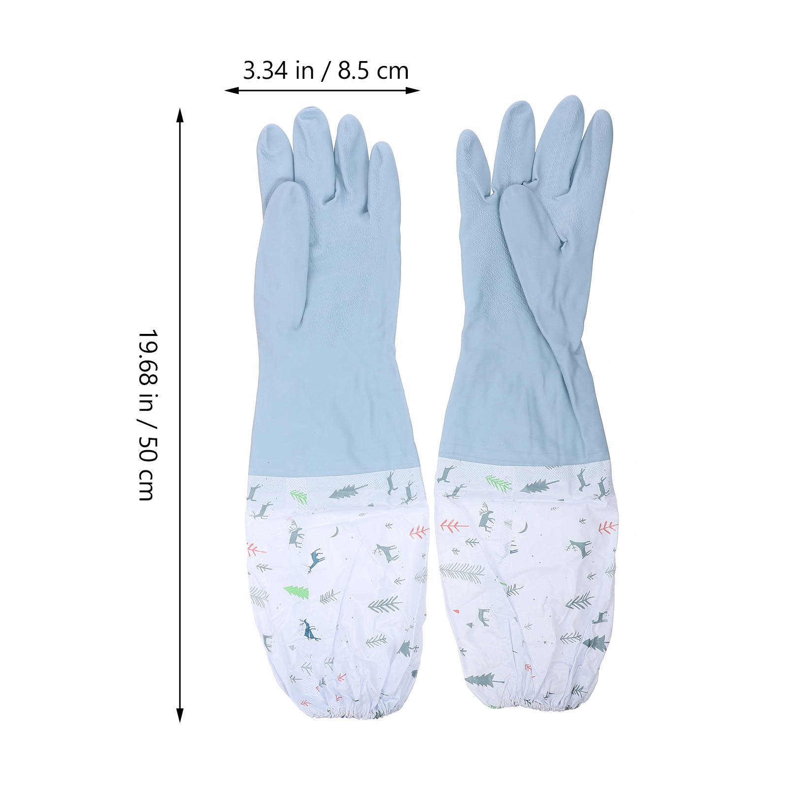 زوجان من القفازات المقاومة للم - مراجعة Dish Glove Rubber وسعره
