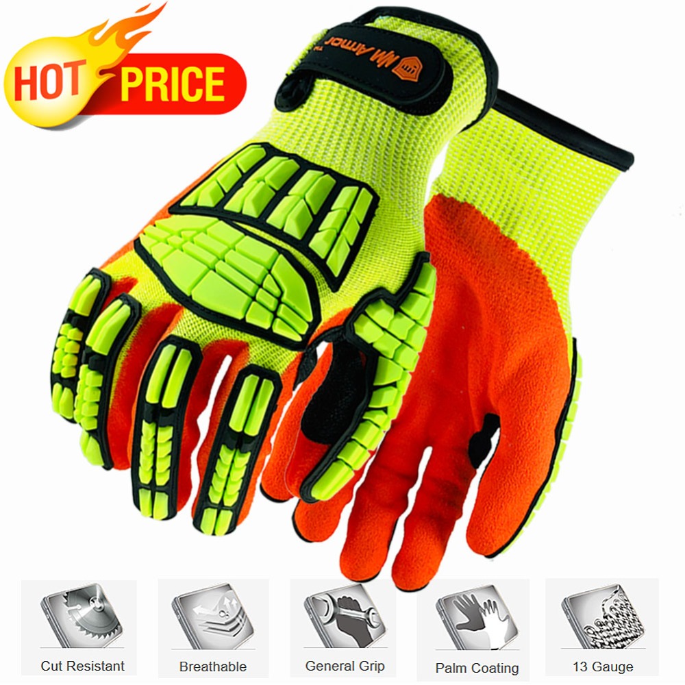 NMSafety قطع مقاومة مستوى 5 سل - مراجعة Work Glove Impact وسعره