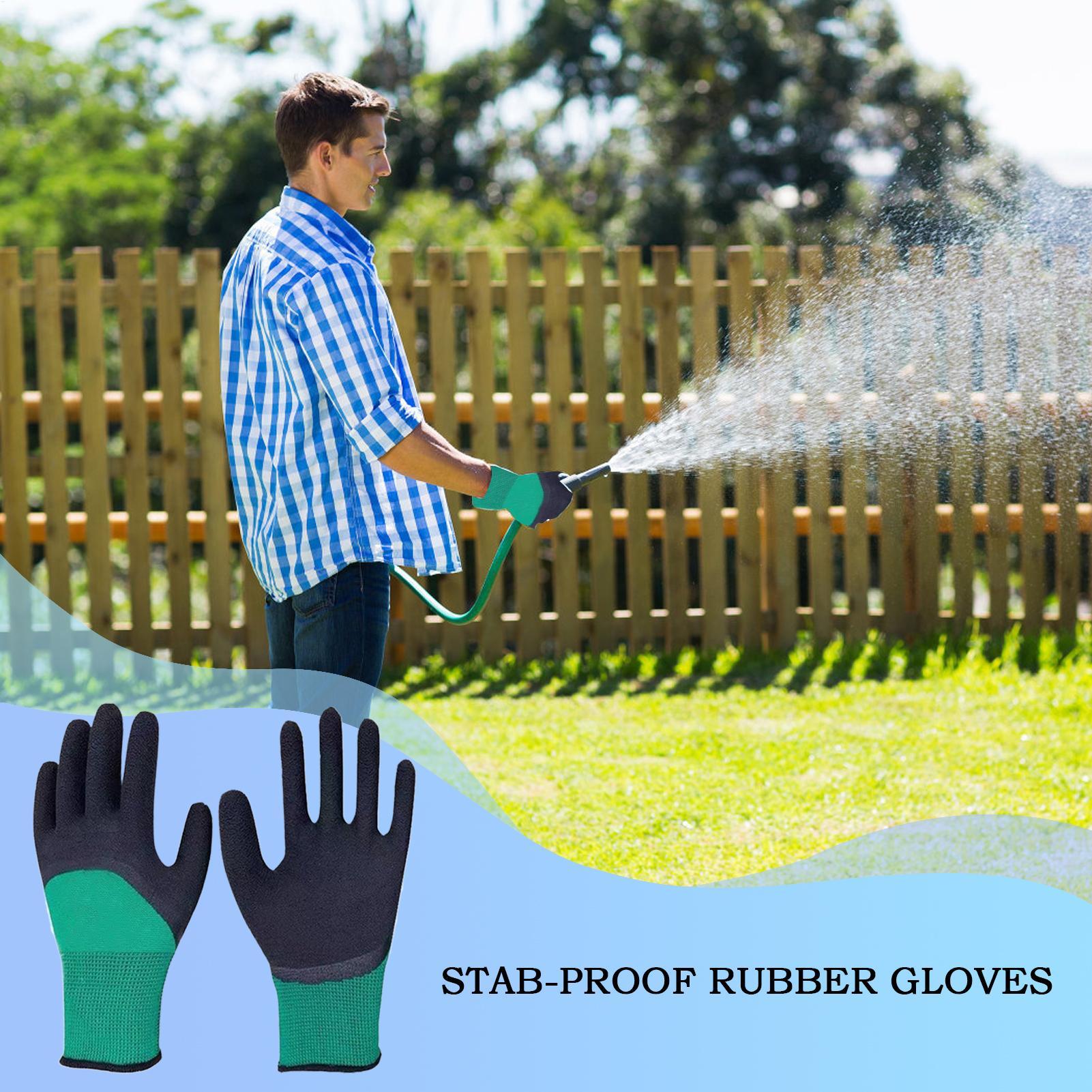قفازات للحدائق مقاومة للأشواك  - مراجعة Gardening Glove Waterproof وسعره